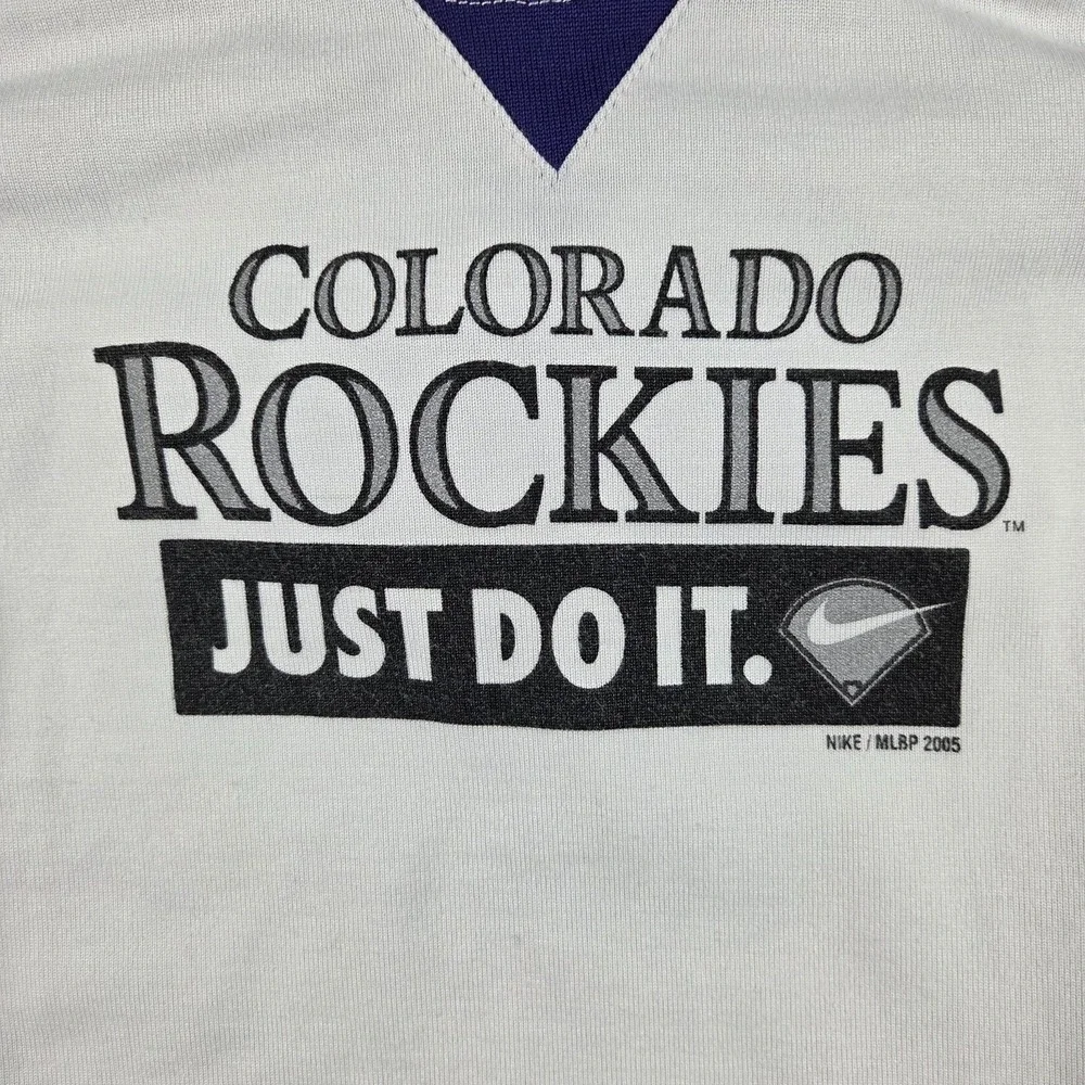 Vintage Colorado Rockies MLB Romper One Piece Baby Toddler 24‎ Months White Nike